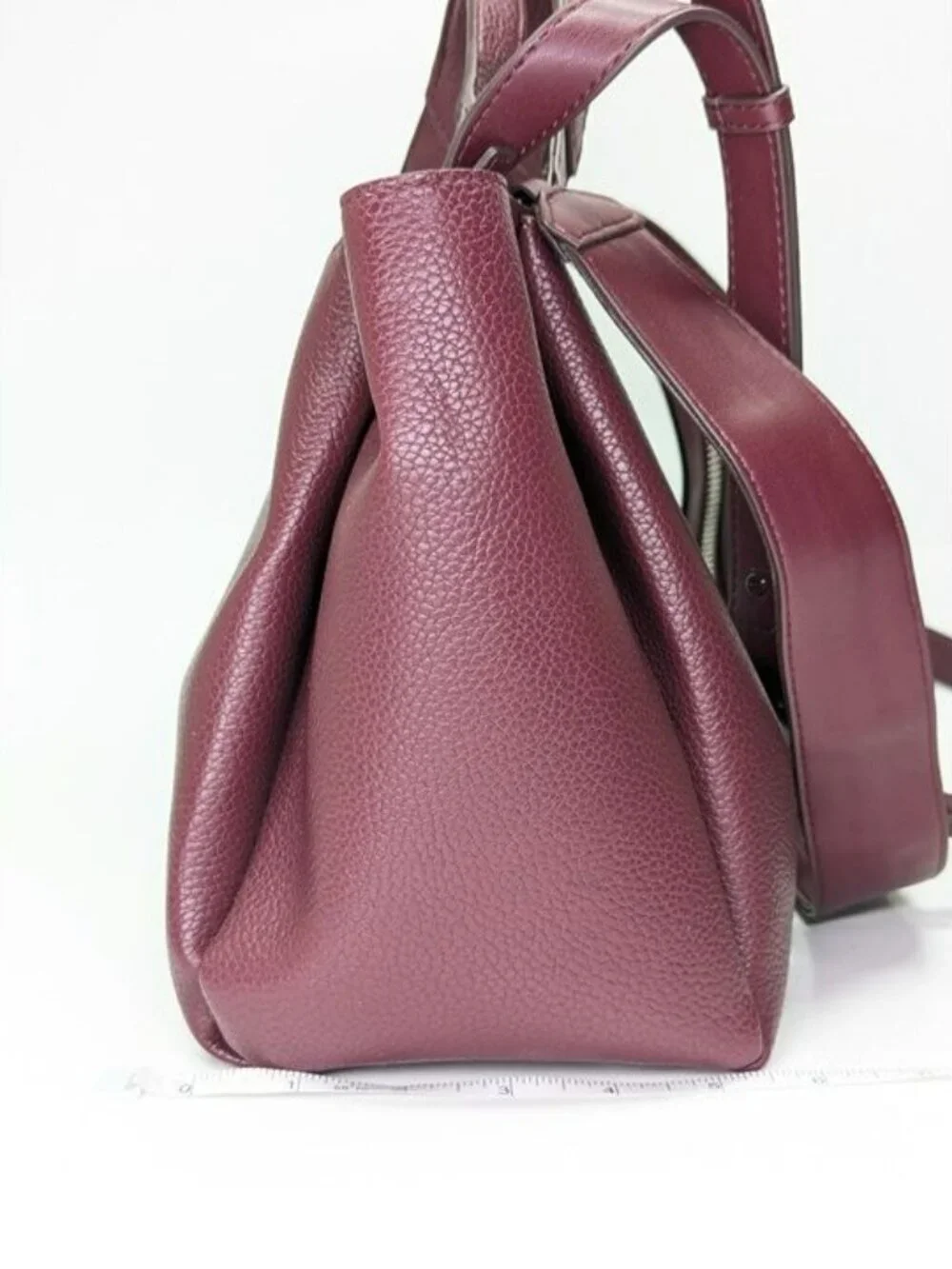 DKNY Willa Women's Small Top Handle Satchel Bag in Burgundy (MSRP $198)